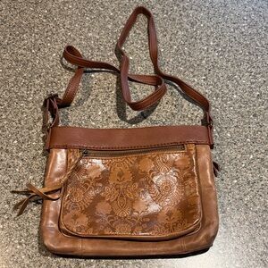 The sak Tooled leather crossbody bag